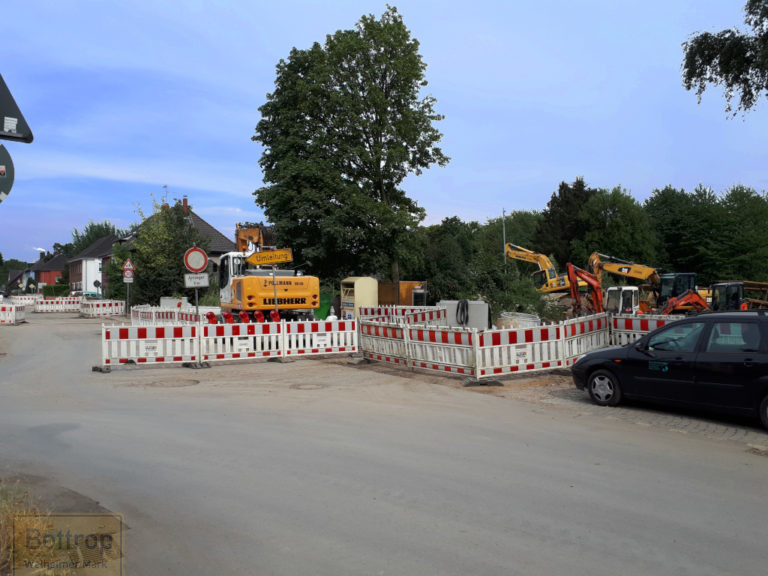 Die Stadt Bottrop informiert über die Kanalbauarbeiten
