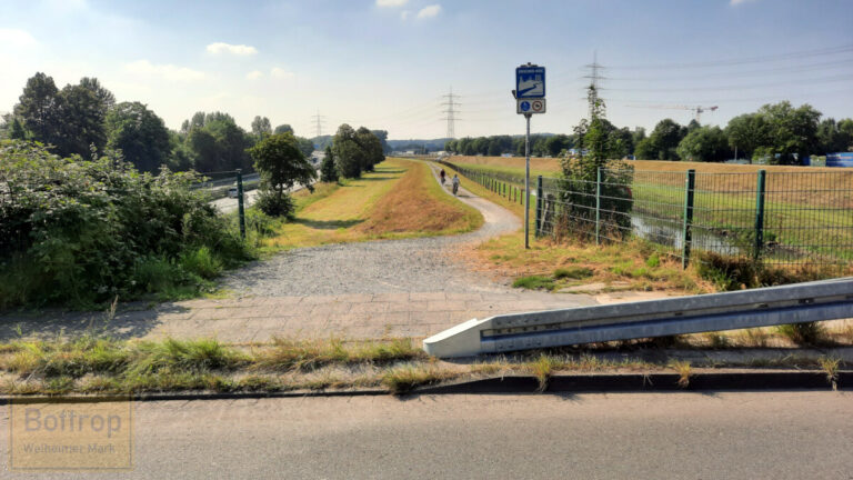 Besserer Zugang zum Emscherradweg am Lichtenhorst