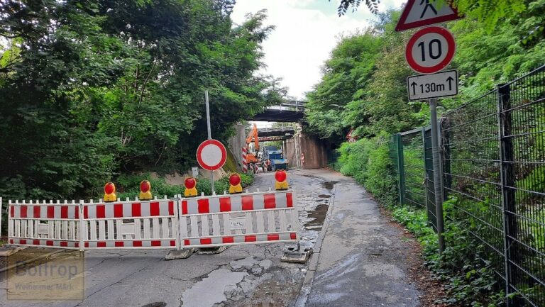Knappenstraße wird gesperrt, ELE verlegt neue Leitungen